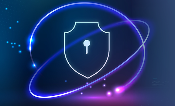 Cybersecurity solutions concept illustration