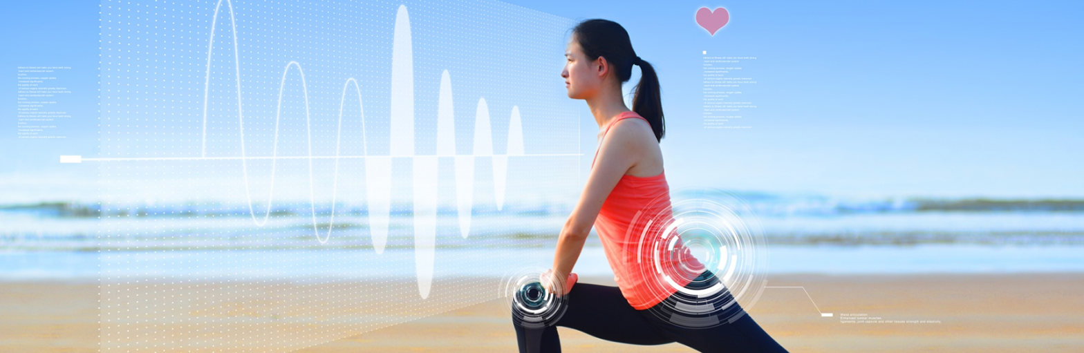 User-friendly healthcare software – Digital Health Management System woman doing yoga stretch